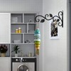 4Pcs Wall-mounted Iron Hooks Plant Holder Decorative Hook for Bird