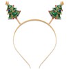 NVENF Diademas de Navidad para mujer (árbol de Navidad verde)