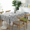 Aeici Grey Tablecloths Rectangular Large Table Cloth 220x140 Large Table