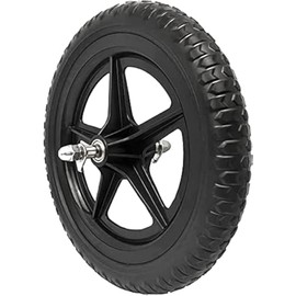 EIRONA 12 Inch Balance Bike Replacement Wheel, EVA Foam Balance Bike Wheel Compatible with Strider, Black