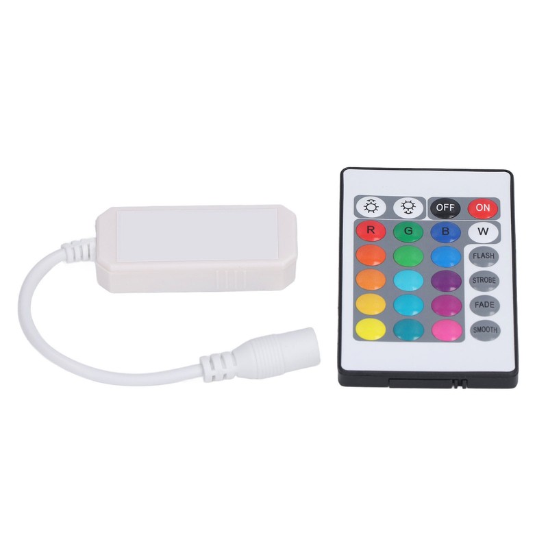 LED Remote Controller 24 Keys Smart 4pin 2.4G RGB IR