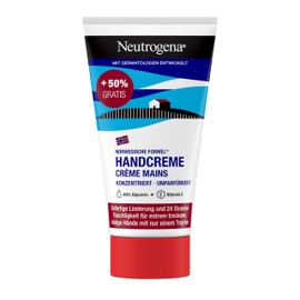 Neutrogena Hand Cream Concentrated Unscented (75 ml), Soothing Moisturising Cream with 40% Glycerine + Vitamin E for Extremely Dry, Cracked Hands