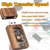 Wood Flash Drives 8GB, TATMOHIK USB 2.0 Walnut Wood USB