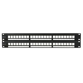 Networx 2U High-Density Blank Patch Panel - 48 Port