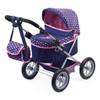 Bayer Design Bayer Design Baby Doll Trendy Pram Blue, Pink