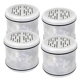 Muvzeznli replaces fixed shower filters and is compatible with MakeFit filtered shower heads - H5H117 (4Pack)