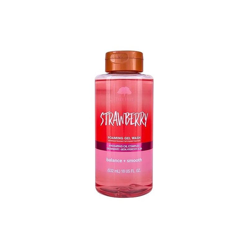 Tree Hut Strawberry Foaming Gel Wash 18 oz