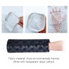 HLIWS Garbage Storage Bag,Plastic Bag,Hanging Storage Organiser,2 pcs,white and black,11