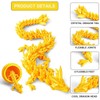 Myqiqi 3D Printed Dragon in Egg, Fully Movable Crystal Dragon