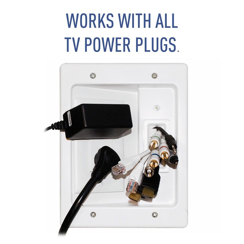 Legrand - OnQ in Wall Cable Management Kit with USB,