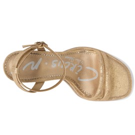 Circus NY by Sam Edelman Women's Holly Heeled Sandal, Soft Gold, 8