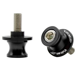 10MM M10 X1.25 Motorcycle CNC Swing arm Sliders Spools Stand Screw For Vulcan S 650 Black