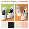 7STROBBS 2 PAIRS No Tie Elastic Laces, 8MM Easy Shoelaces