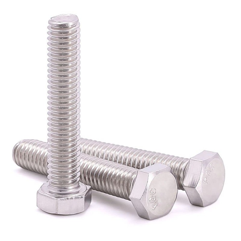 M10-1.5 x 75mm (6 Sets) Hex Bolt with Hex Nut,