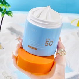 [Overseas] Biore Sunscreen Chise Blue Fatty UV Protection Large Capacity Isolation UV Protection Waterproof Sweat-Proof Refreshing Oil-Free 200g/Sunscreen Lotion 5ea