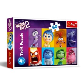 Trefl Puzzle 60 Pieces, Get to Know Your Feelings, Inside Out 2, 4+
