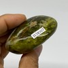 93.6g, 2.4"x1.8"x1.1" Natural Untreated Green Opal Palm-Stone Crystal Polished Galet