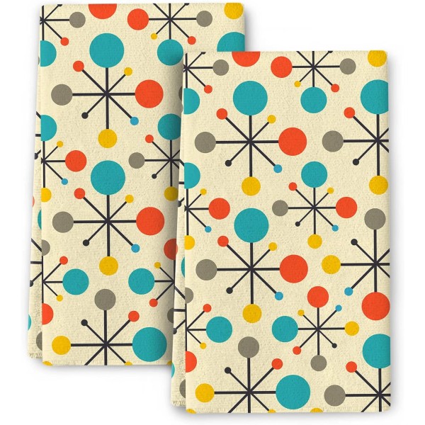 Wovoto Mid Century Fifties Modern Atomic Retro Colors Kitchen Dish