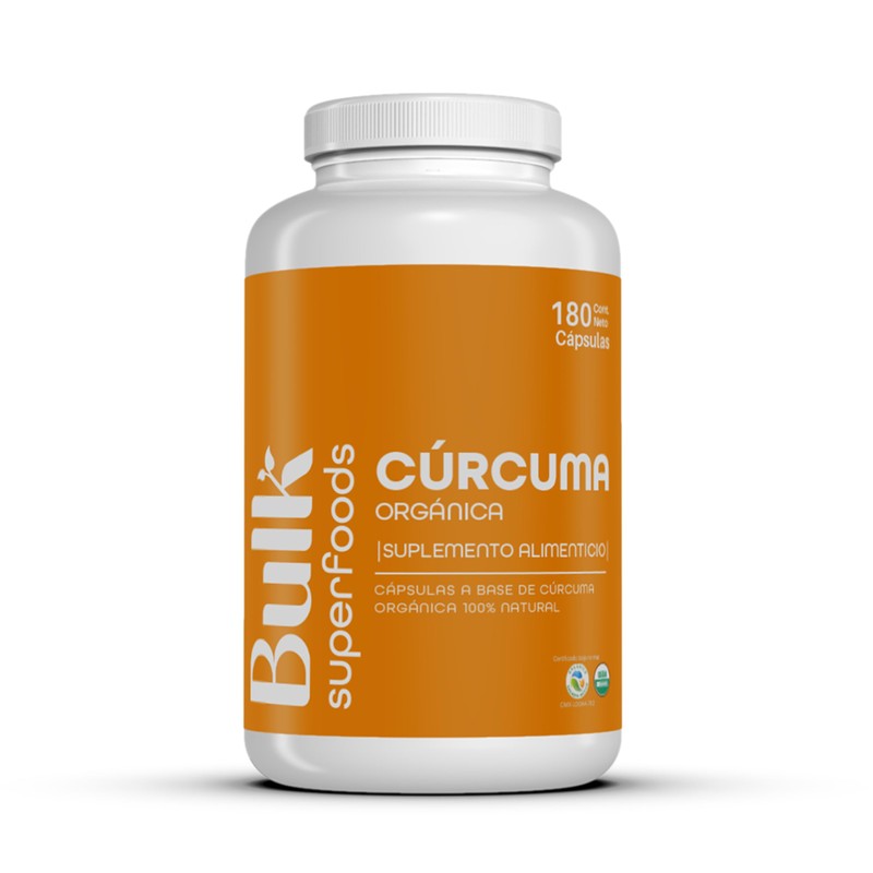 BULK SUPERFOODS Cúrcuma Suplemento Alimenticio 100% Natural