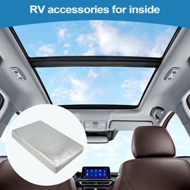 RV Vent Cover - Insulated Waterproof Rv Vent Covers - Removable Reflective Window Supplies For Bathroom Attic Caravan Motorhome Trailer Winter House Room