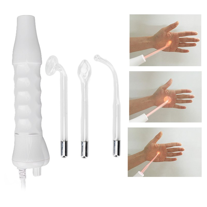 4pcs Skin Therapy Wand High Frequency Mite Removal Acne Treatment