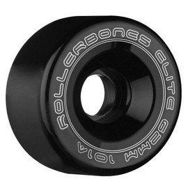 Skate Out Loud Roller Bones Elite Quad Skate Wheel | Wheel Hardness: 101 | Wheel Color: Black | Wheel Size: 62mm