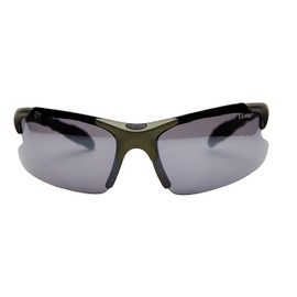 US Army Sunglasses Men's Semi-Rimless Oval Sunglasses, 100% UVA/UVB, Green