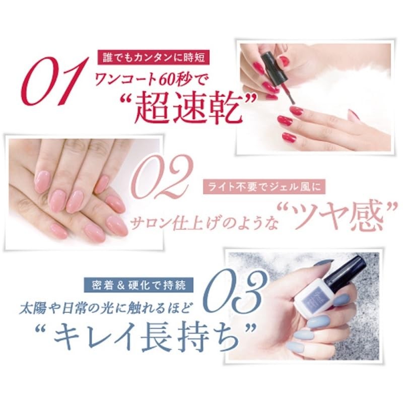 Cosmetic de Vote Genish Manicure 126 Melody Gel Nails Cured