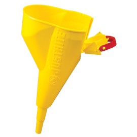 Justrite 11202Y Polyethylene Funnel For Use With The Type I Metal Safety Can. Easy-to-fill, Easy-to-pour, .5 x 11.25 inch (25 x 356mm) Size