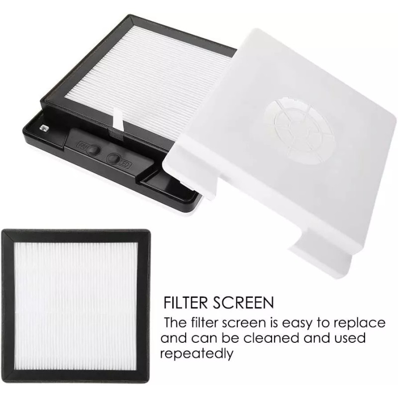 Salmue Extractor De Polvo Para Uñas, Colector De Polvo Manicura