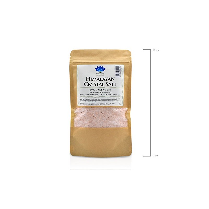 Himalayan Salt - Premium Stone Ground Fine Salt - 500g
