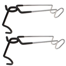 OZXNO Camping Lantern Hook Hangers Anti-Slip Tent Pole Hook S Lantern Holder Hanger Clips Lantern Stand Hook Camping Light Pole for Camping Fishing Hunting(2pcs)