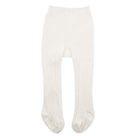 Zando Children's Tights Girls Baby Tights Cotton Socks Children's Tights Leggings Baby Toddler, White