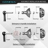 GOMEXUS Aluminum Power Knob Compatible for Shimano Daiwa Spinning Reel,