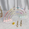 Acrylic Earring Holder, Rainbow Earring Display Stand Organizer, Exquisite Double-Sided