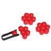 17 mm Nut Covers, Pack of 20 Wheel Bolt Caps
