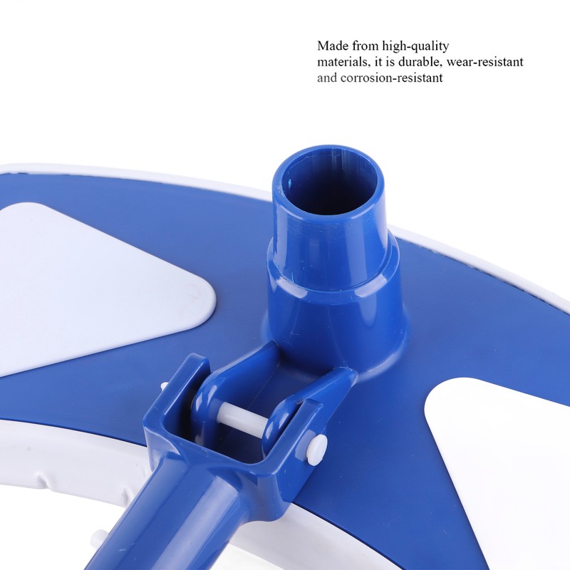 12'' Swimming Pool Curved Blue and White Suction Vacuum Head