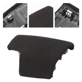 Konuooer Selector Lever Handle RS Compatible with A6 A7 Q8 Upper Part Alcantara Gear Knob DSG Handle Compatible with S6 S7 SQ8 RS6 RS7 RSQ8 Black 4K1713139G