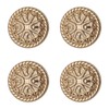 10Pcs 20mm Three-dimensional Pattern Hand-sewn Buttons for Blazers, Uniforms, Jackets
