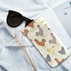 OTVEE Rooster Chicken Farm Animals Eyeglass Case Microfiber Leather Squeeze