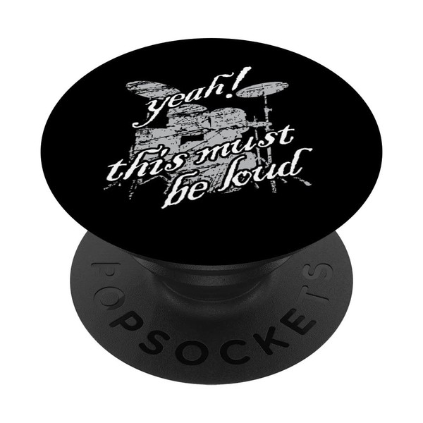 Percussion Drum Kit Drumsticks for PopSockets with Interchangeable PopGrip