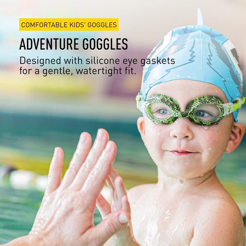 Adventure Goggles Green Snake