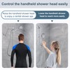 BRIGHT SHOWERS Brass Shower Arm Extender for Rain and Handheld
