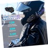 Operitacx Wireless Motorcycle Helmet Headset Intercom System Range Dustproof Frostproof
