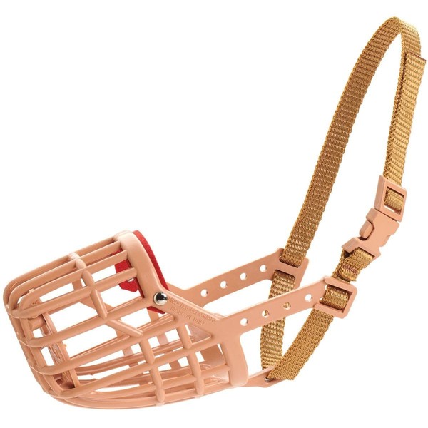 hunter Plastic Muzzle, Size 8, 4X-Large, Tan Brown