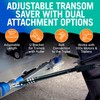 Adjustable Transom Saver for Outboard Motor Boat Transom Saver Mount