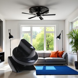 Fan Rotary Switch 4 Position 3 Speed Selector Switch Governor Smart,Fan Speed Control Switch with Button Governor Fan Isolator and Professional Ceiling Fan Wall Controls