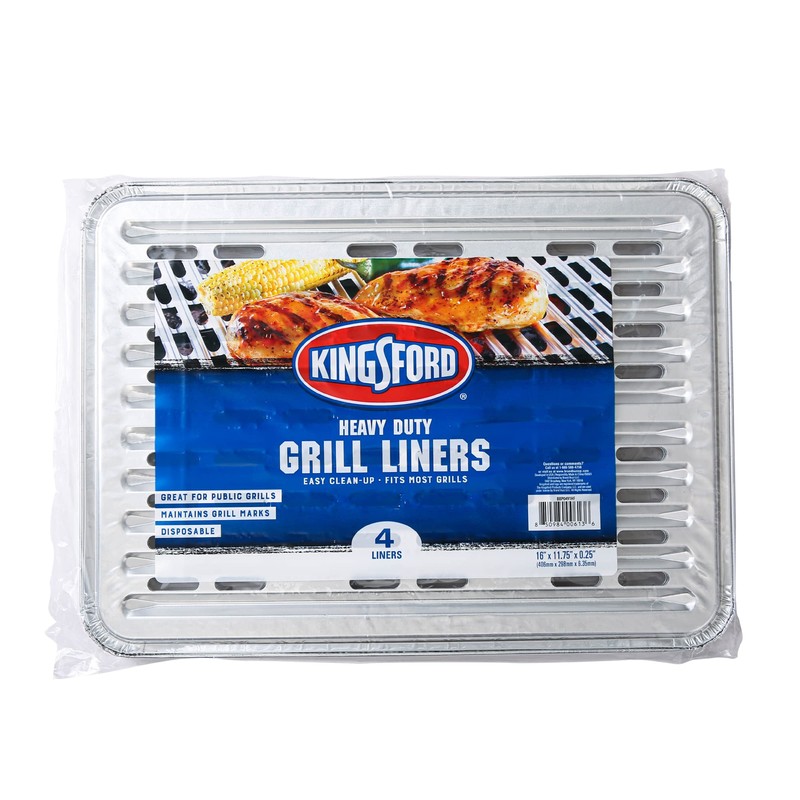 Kingsford Heavy Duty Aluminum Grill Liners | Heavy Duty Grill