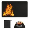 Fire Pit Mat for Decking Heat Resistant Mat,165x122cm Fireproof Mat