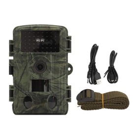 Trail Camera 4K 60MP Game Camera with Night Vision Motion Activated Hunting Camera IP66 Waterproof for Outdoor Wildlife Monitoring